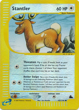 Stantler 102/144 - Reverse Holo