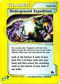Underground Expedition 140/144 - Reverse Holo-Kantocards