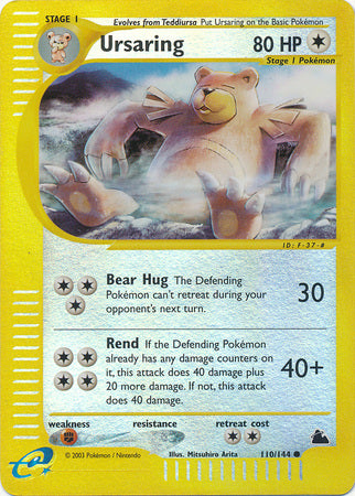 Ursaring 110/144 - Reverse Holo