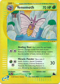 Venomoth 111/144 - Reverse Holo-Kantocards