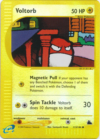 Voltorb 113/144 - Reverse Holo