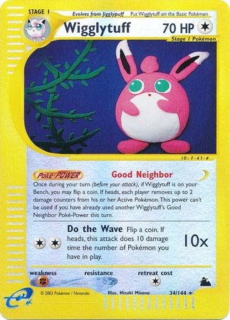 Wigglytuff 34/144 -  Reverse Holo