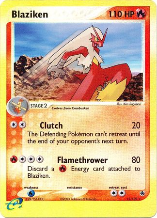 Blaziken 15/109 - Holo Reverse