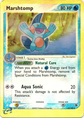 Marshtomp 41/109 - Holo Reverse
