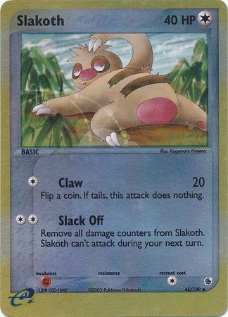 Slakoth 45/109 - Holo Reverse