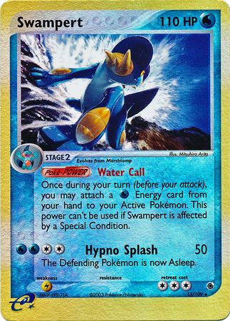 Swampert 13/109 - Holo Reverse