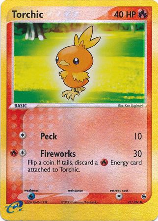 Torchic 73/109 - Holo Reverse
