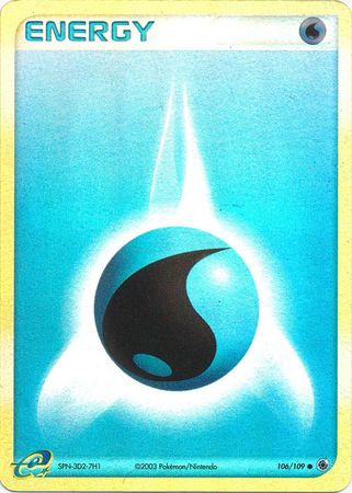 Water Energy 106/109 - Holo Reverse