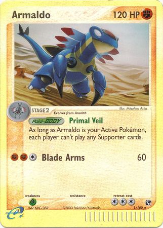 Armaldo 1/100 - Holo Reverse