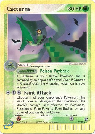 Cacturne 2/100 - Holo Reverse