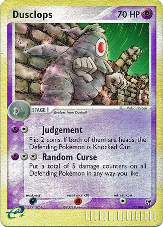 Dusclops 4/100 - Holo Reverse