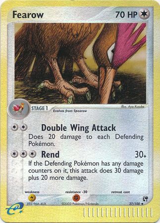 Fearow 37/100 - Holo Reverse