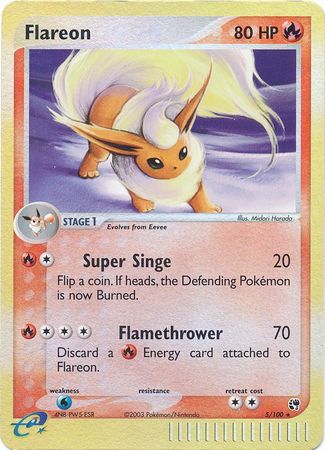 Flareon 5/100 - Holo Reverse