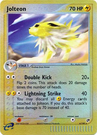 Jolteon 6/100 - Holo Reverse