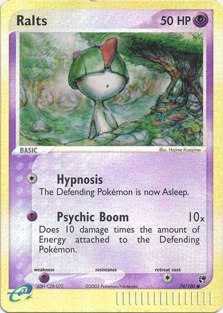 Ralts 74/100 - Holo Reverse