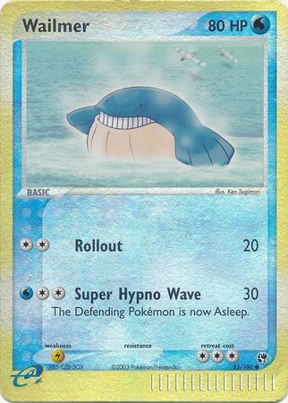Wailmer 83/100 - Holo Reverse