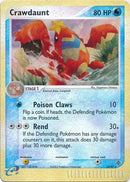Crawdaunt 13/97 - Reverse Holo-Kantocards
