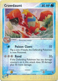 Crawdaunt 13/97 - Reverse Holo-Kantocards