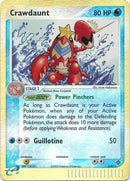 Crawdaunt 3/97 - Reverse Holo-Kantocards