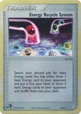 Energy Recycle System 84/97 - Reverse Holo