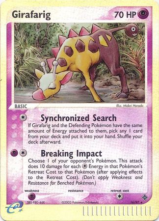 Girafarig 16/97 - Reverse Holo