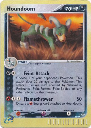 Houndoom 34/97 - Reverse Holo