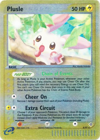 Plusle 8/97 - Reverse Holo