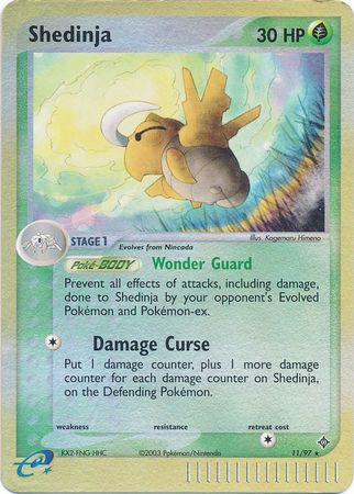 Shedinja 11/97 - Reverse Holo