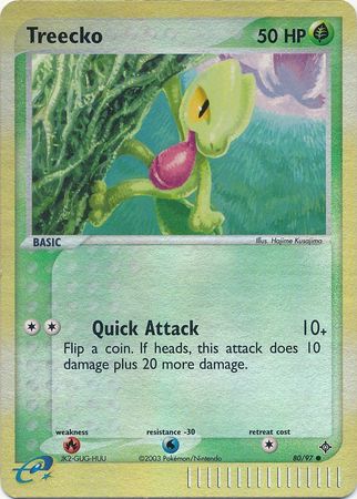 Treecko 80/97 - Reverse Holo
