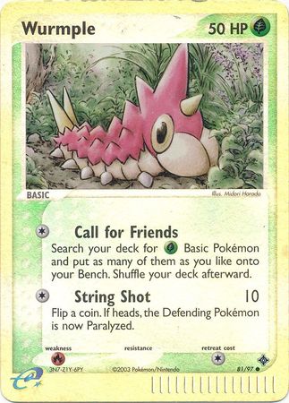 Wurmple 81/97 - Reverse Holo