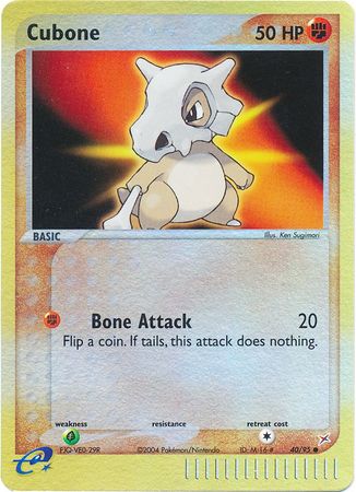 Cubone 40/95 - Reverse Holo