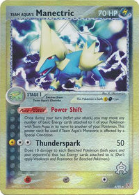Team Aqua's Manectric 4/95 - Reverse Holo-Kantocards