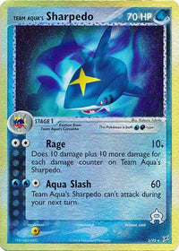 Team Aqua's Sharpedo 5/95 - Reverse Holo-Kantocards