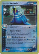 Team Aqua's Walrein 6/95 - Reverse Holo-Kantocards