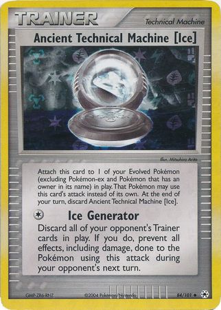 Ancient Technical Machine [Ice] 84/101 - Reverse Holo