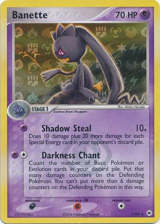 Banette 1/101 - Reverse Holo