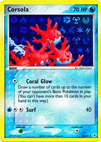 Corsola 32/101 - Reverse Holo-Kantocards