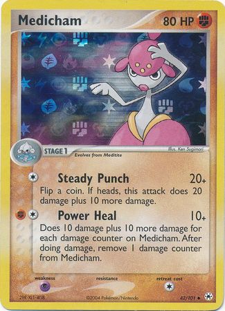 Medicham 42/101 - Reverse Holo