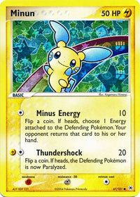 Minun 67/101 - Reverse Holo-Kantocards