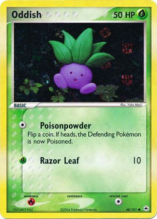 Oddish 68/101 - Reverse Holo