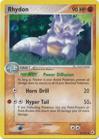Rhydon 46/101 - Reverse Holo