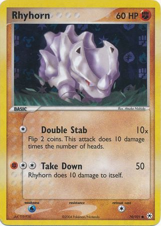 Rhyhorn 70/101 - Reverse Holo