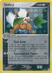 Shiftry 14/101 - Reverse Holo-Kantocards