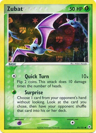 Zubat 83/101 - Reverse Holo