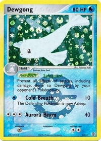 Dewgong 3/112 - Reverse Holo-Kantocards