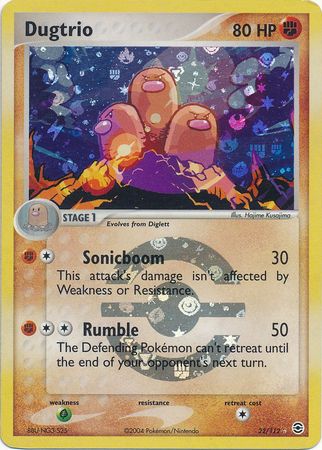 Dugtrio 22/112 - Reverse Holo