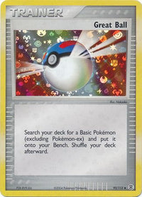 Great Ball 92/112 - Reverse Holo-Kantocards