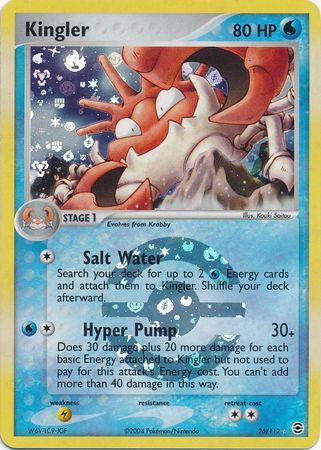 Kingler 26/112 - Reverse Holo