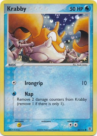 Krabby 66/112 - Reverse Holo