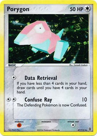 Porygon 47/112 - Reverse Holo-Kantocards